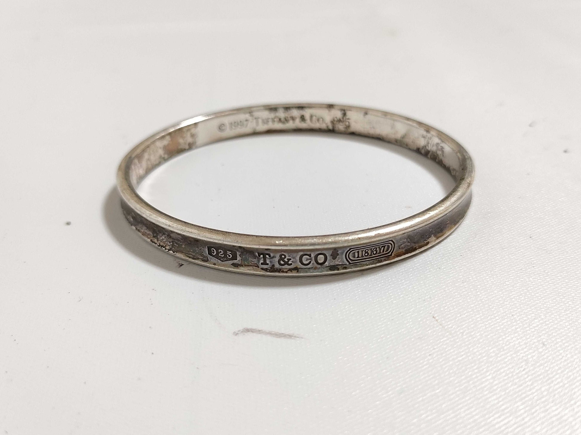 Tiffany & Co. Tiffany Narrow Bangle SV925 Silver Bracelet/Bangle