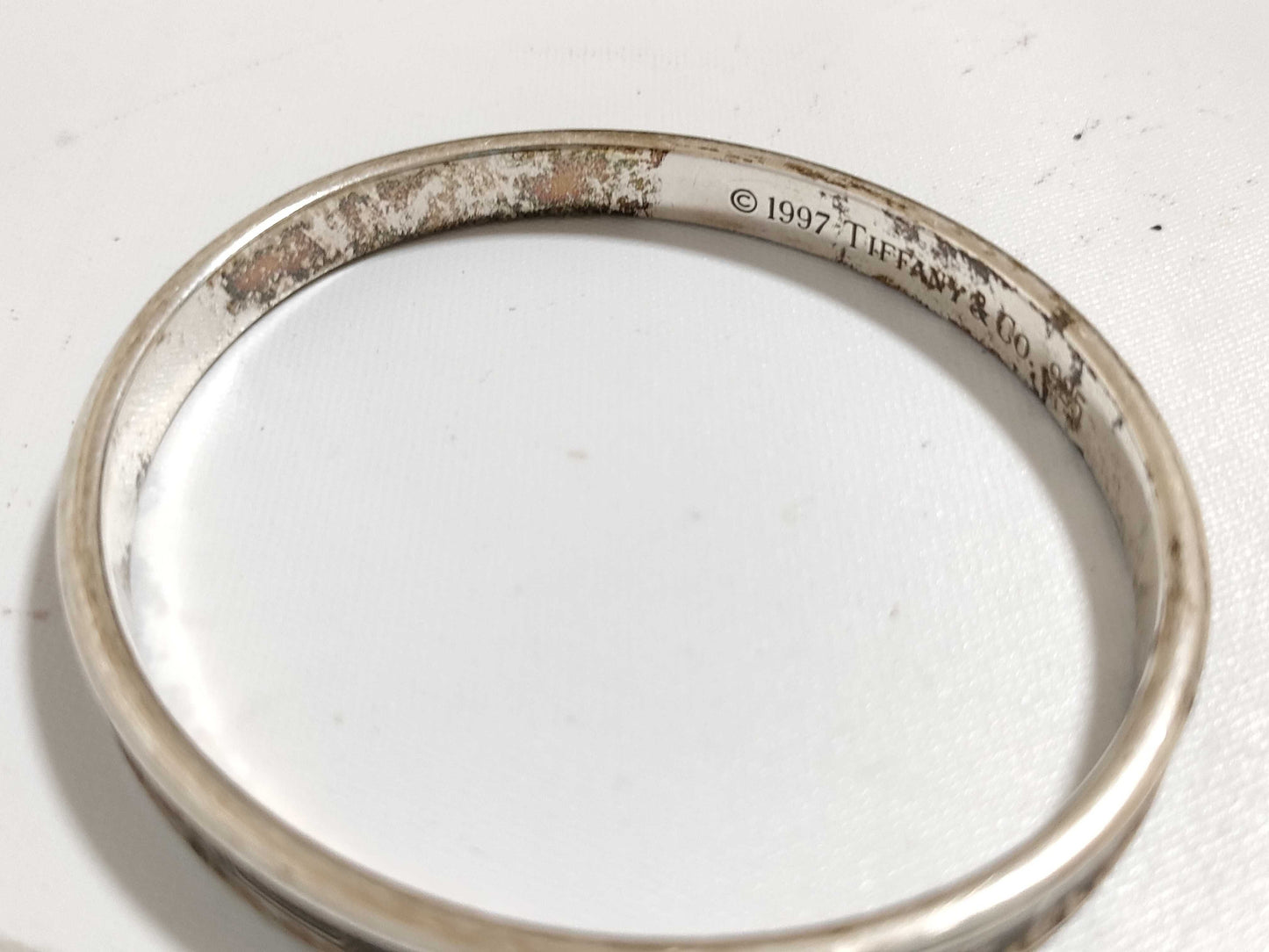 Tiffany & Co. Tiffany Narrow Bangle SV925 Silver Bracelet/Bangle
