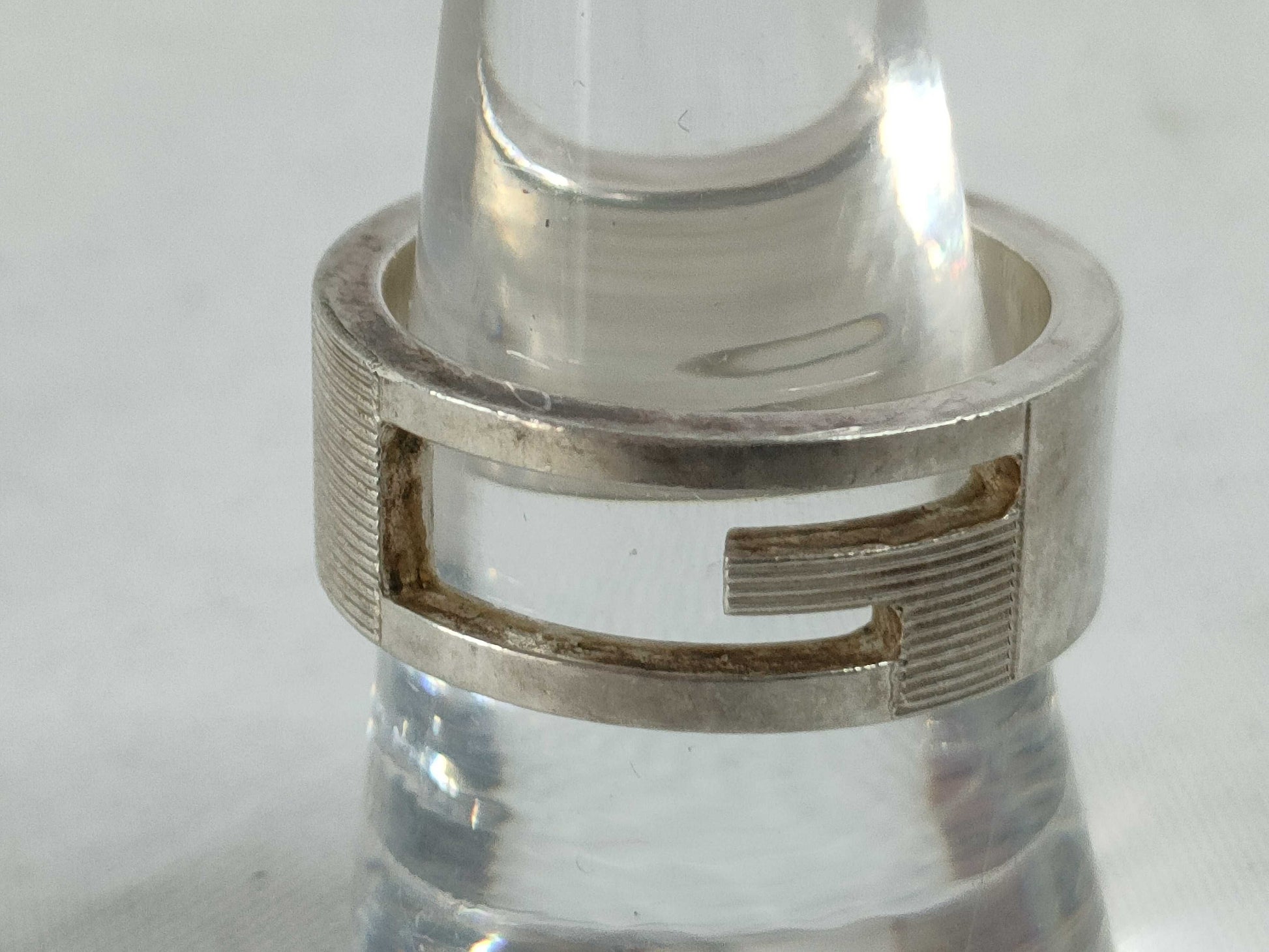 GUCCI Branded Ring SV965 Silver Ring