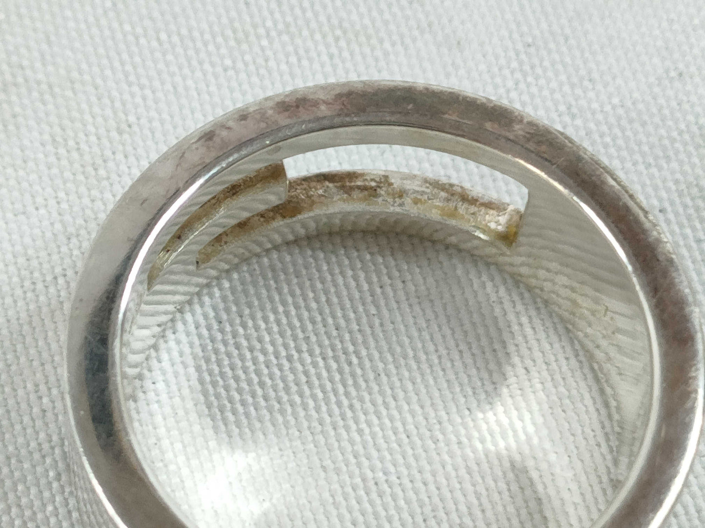 GUCCI Branded Ring SV965 Silver Ring