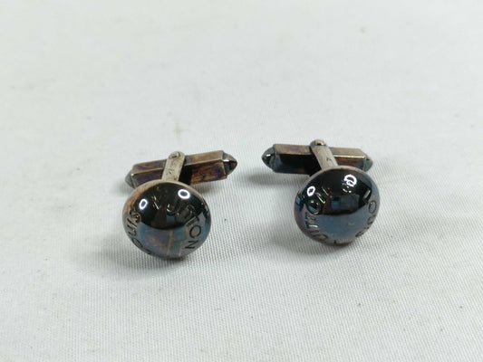 LOUIS VUITTON LV Cufflinks SV925 Silver Tie Clip/Cufflinks