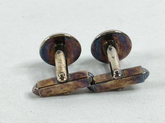 LOUIS VUITTON LV Cufflinks SV925 Silver Tie Clip/Cufflinks