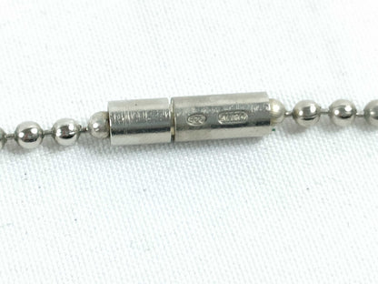 GUCCI Double Dog Tag Necklace SV925 Silver Necklace