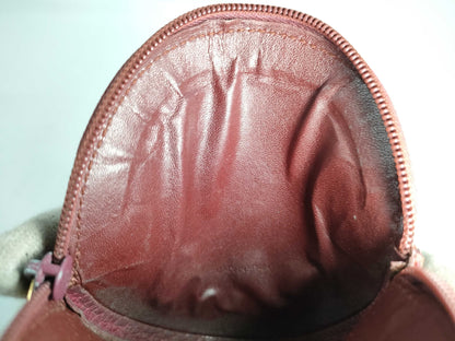 Cartier Must Cartier Must Line Leather Coin Case Bordeaux Coin Case