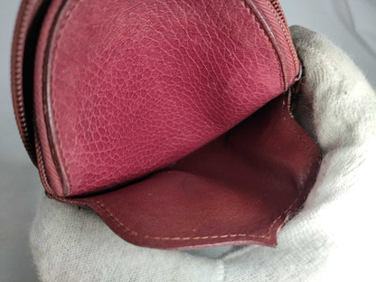 Cartier Must Cartier Must Line Leather Coin Case Bordeaux Coin Case