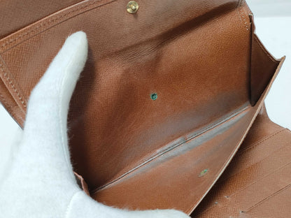 LOUIS VUITTON Monogram LV Monogram Porte Tresor International M61215 MI874 Wallet