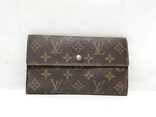 LOUIS VUITTON Monogram LV Monogram Porte Tresor International M61215 MI874 Wallet