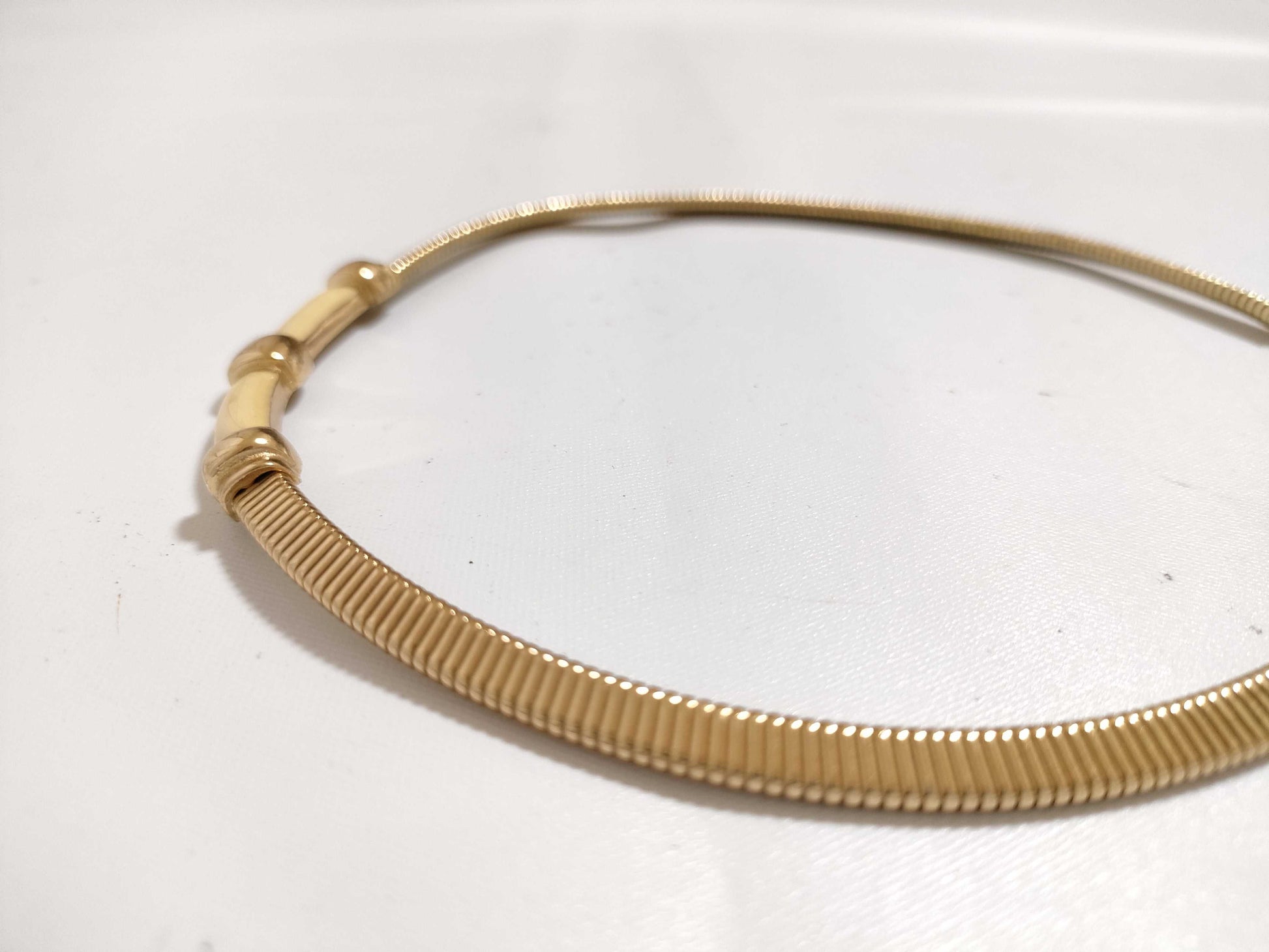 Dior Christian Dior Choker GP Gold Necklace