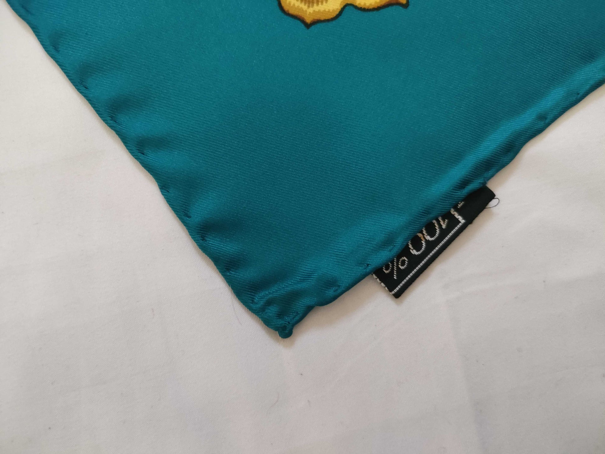 CELINE Silk Scarf Blue Other Accessories