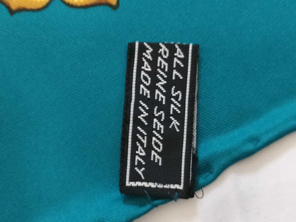 CELINE Silk Scarf Blue Other Accessories