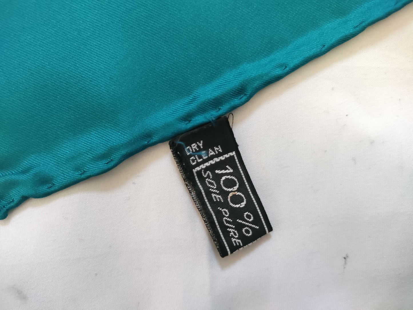 CELINE Silk Scarf Blue Other Accessories