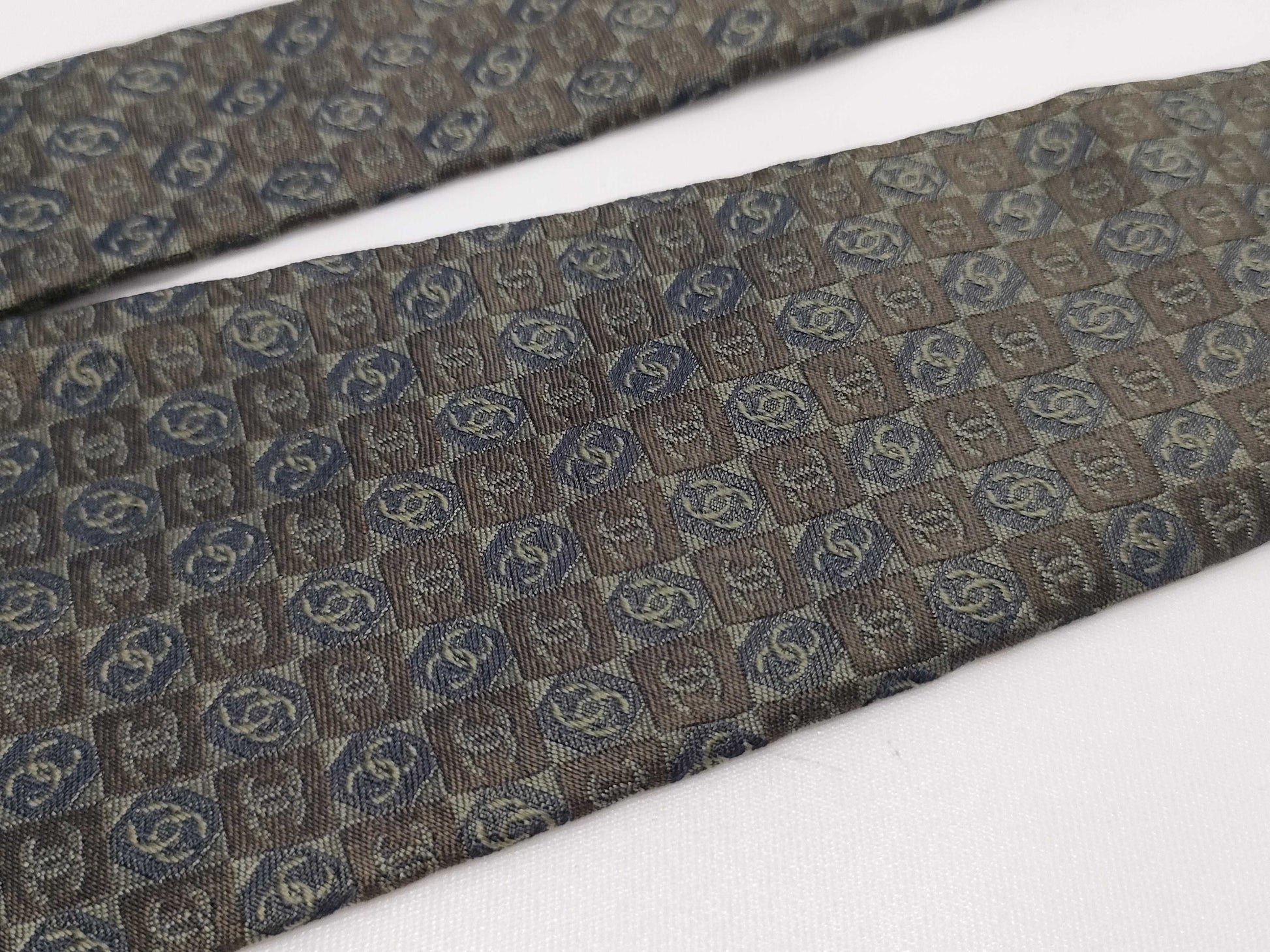 CHANEL Silk Tie Set of 2