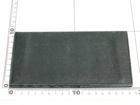 Salvatore Ferragamo Gancini Leather Long Wallet 226623 Black Billfold