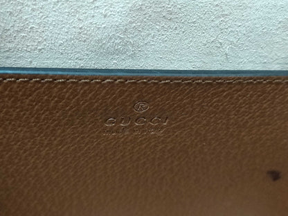GUCCI Bamboo Sherry Line GG Marmont Leather 2-Way Handbag 702721/493073 Brown Handbag