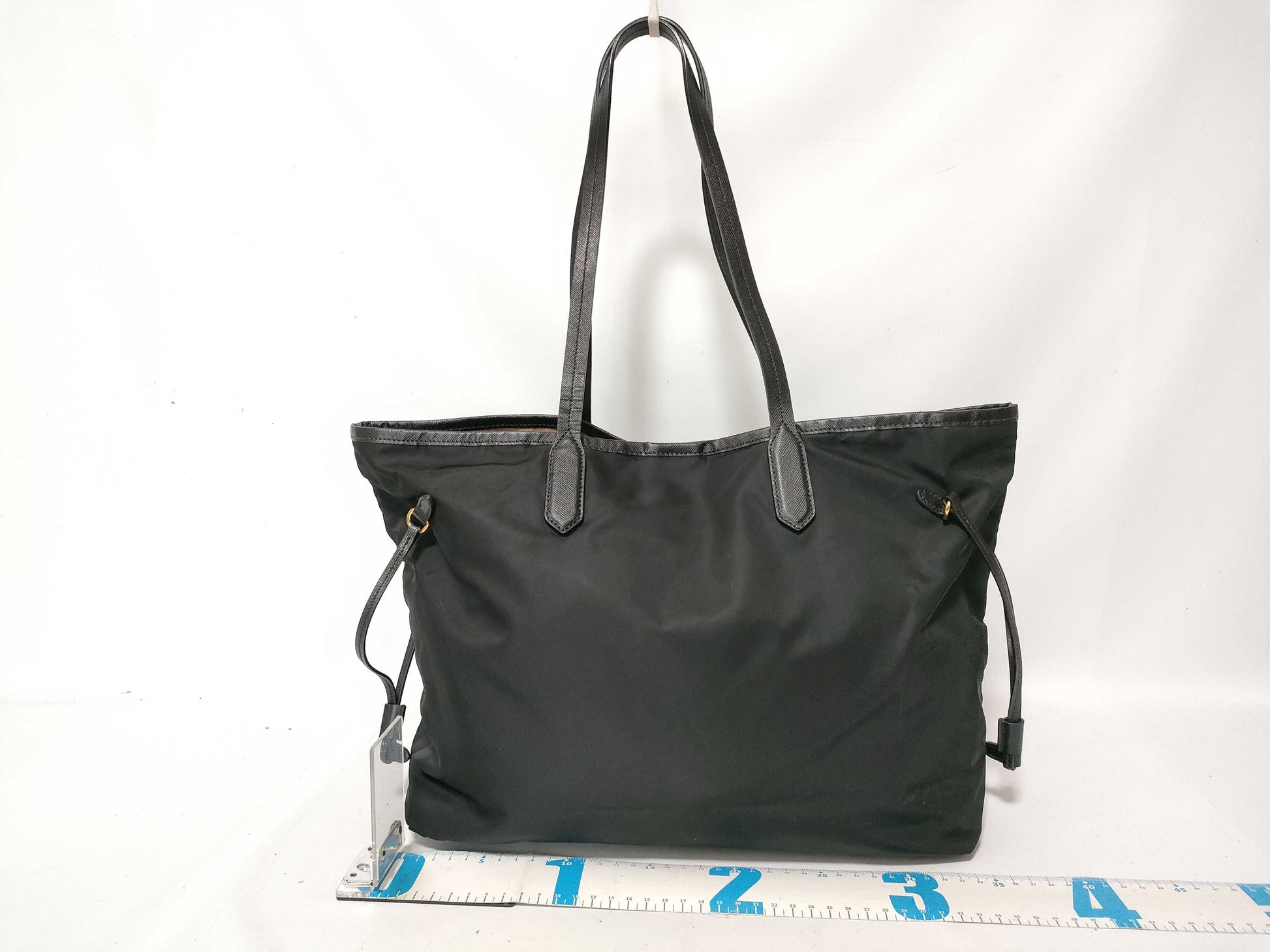 PRADA Nylon Prada Tessuto Tote Bag Black Tote Bag
