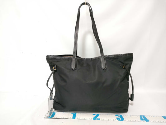 PRADA Nylon Prada Tessuto Tote Bag Black Tote Bag