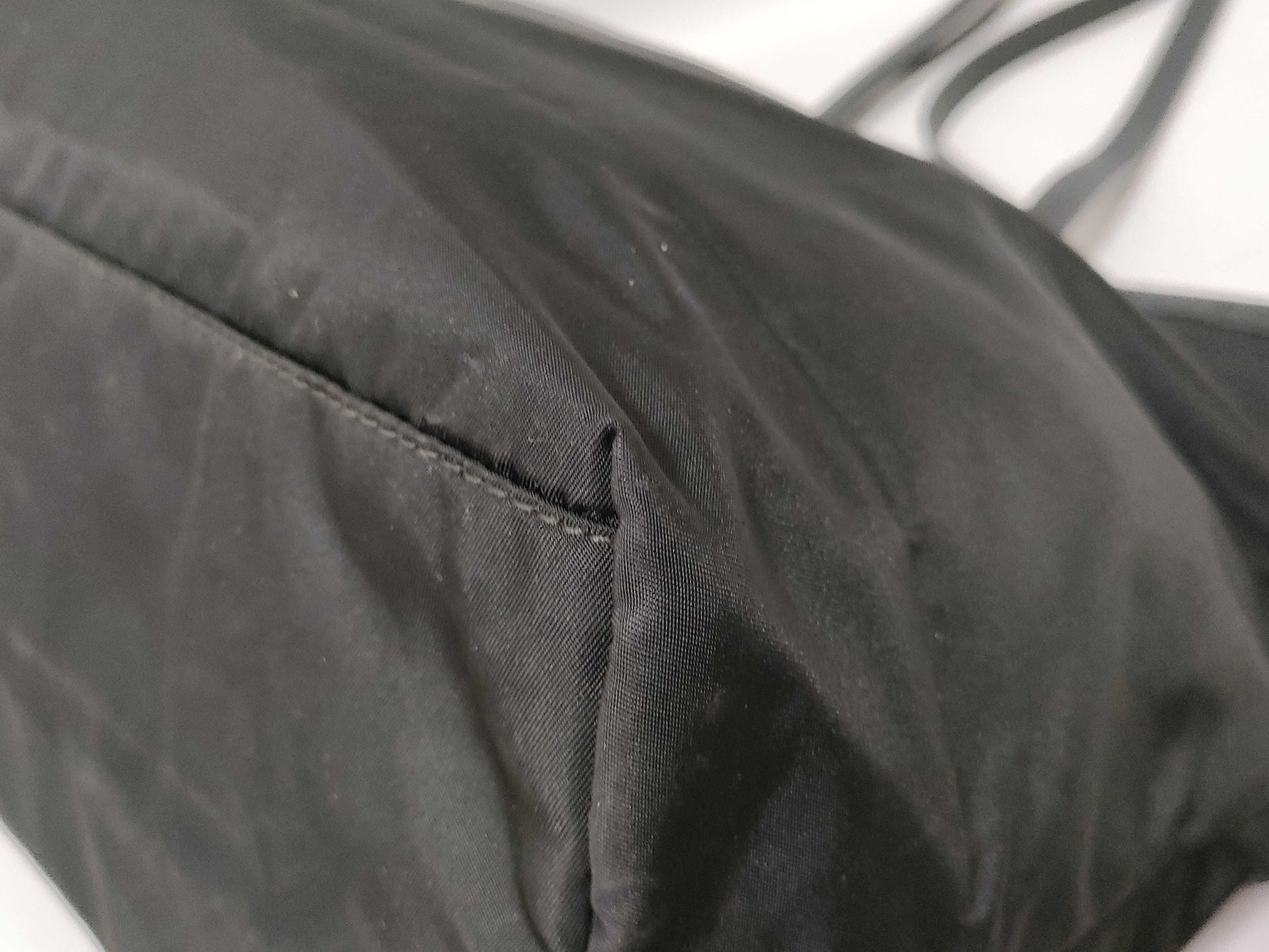 PRADA Nylon Prada Tessuto Tote Bag Black Tote Bag