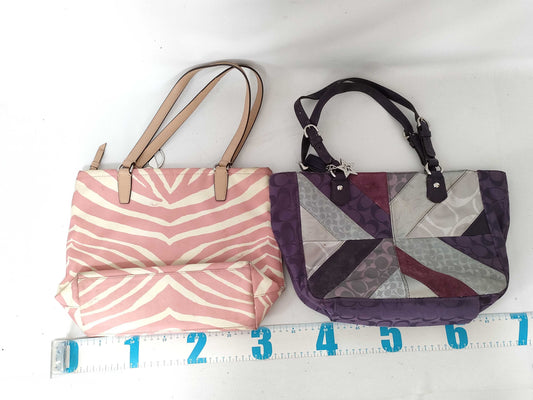 COACH Signature Coach Tote Bag Set of 2