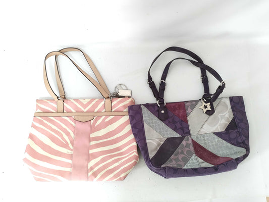 COACH Signature Coach Tote Bag Set of 2