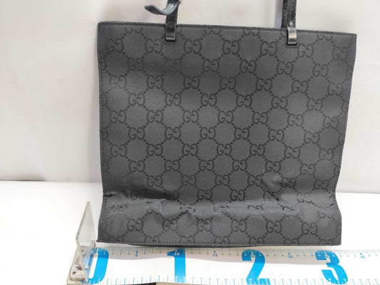 GUCCI GG Nylon Canvas Tote Bag 002/1021 3444 Black