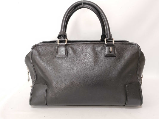 LOEWE Anagram Leather Handbag Black