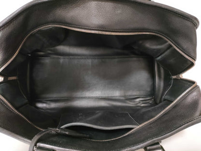 LOEWE Anagram Leather Handbag Black