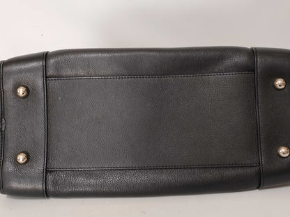 LOEWE Anagram Leather Handbag Black
