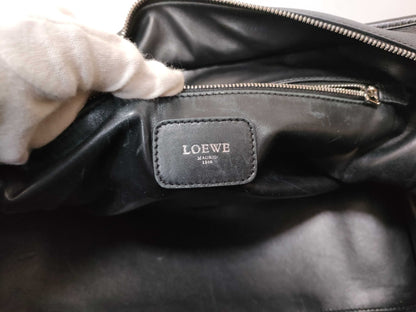 LOEWE Anagram Leather Handbag Black