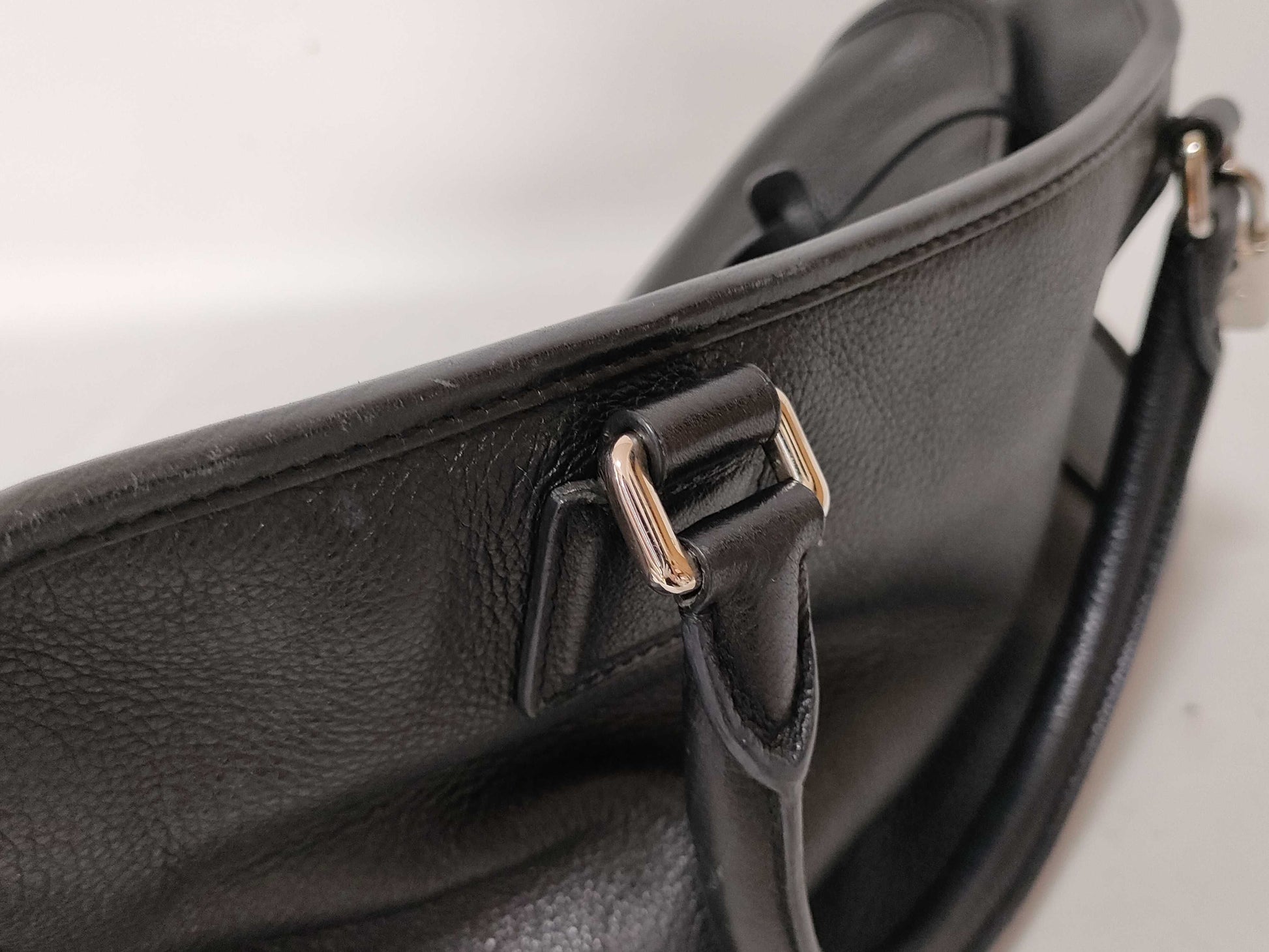 LOEWE Anagram Leather Handbag Black