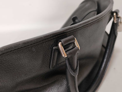 LOEWE Anagram Leather Handbag Black