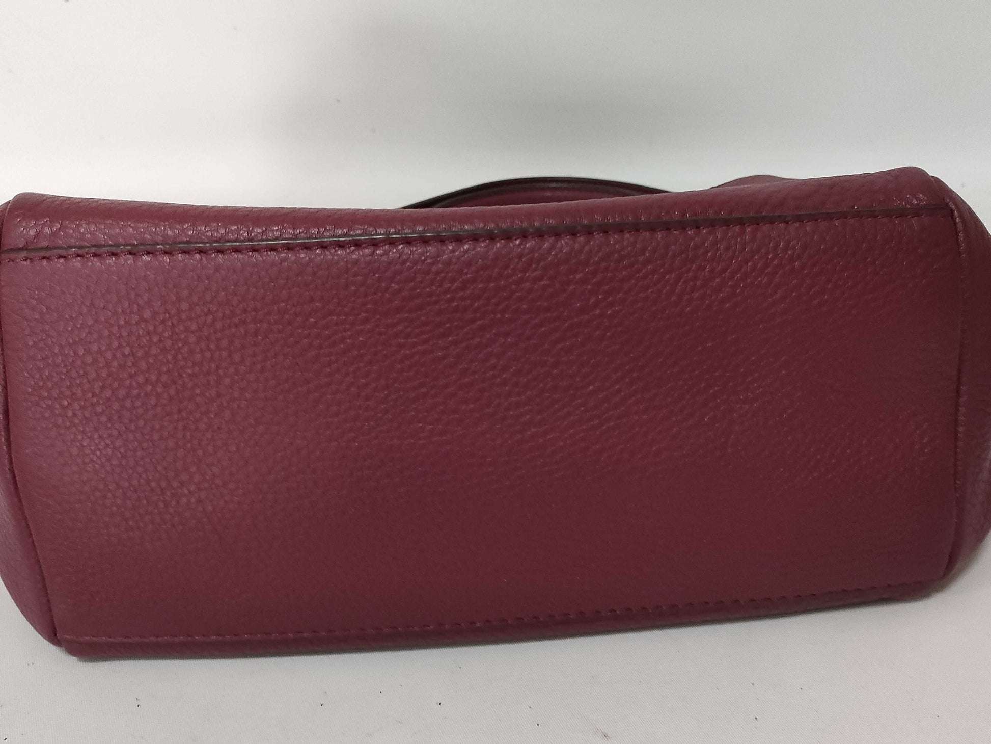 Tory Burch Leather Tote Bag, Wine Red