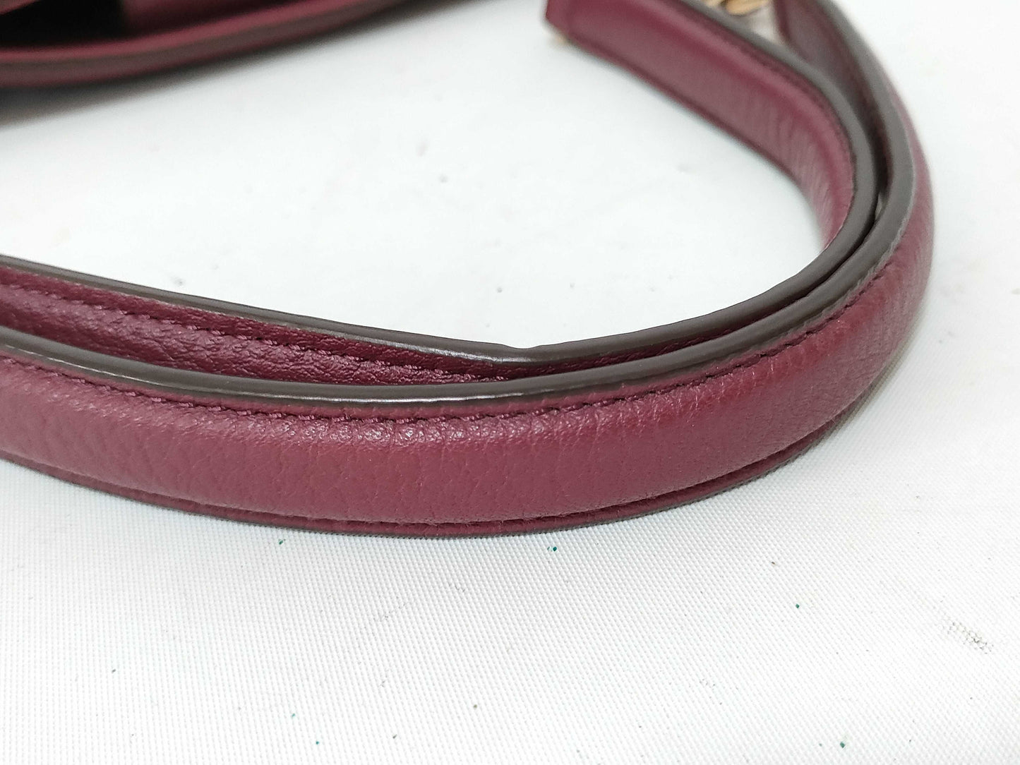 Tory Burch Leather Tote Bag, Wine Red