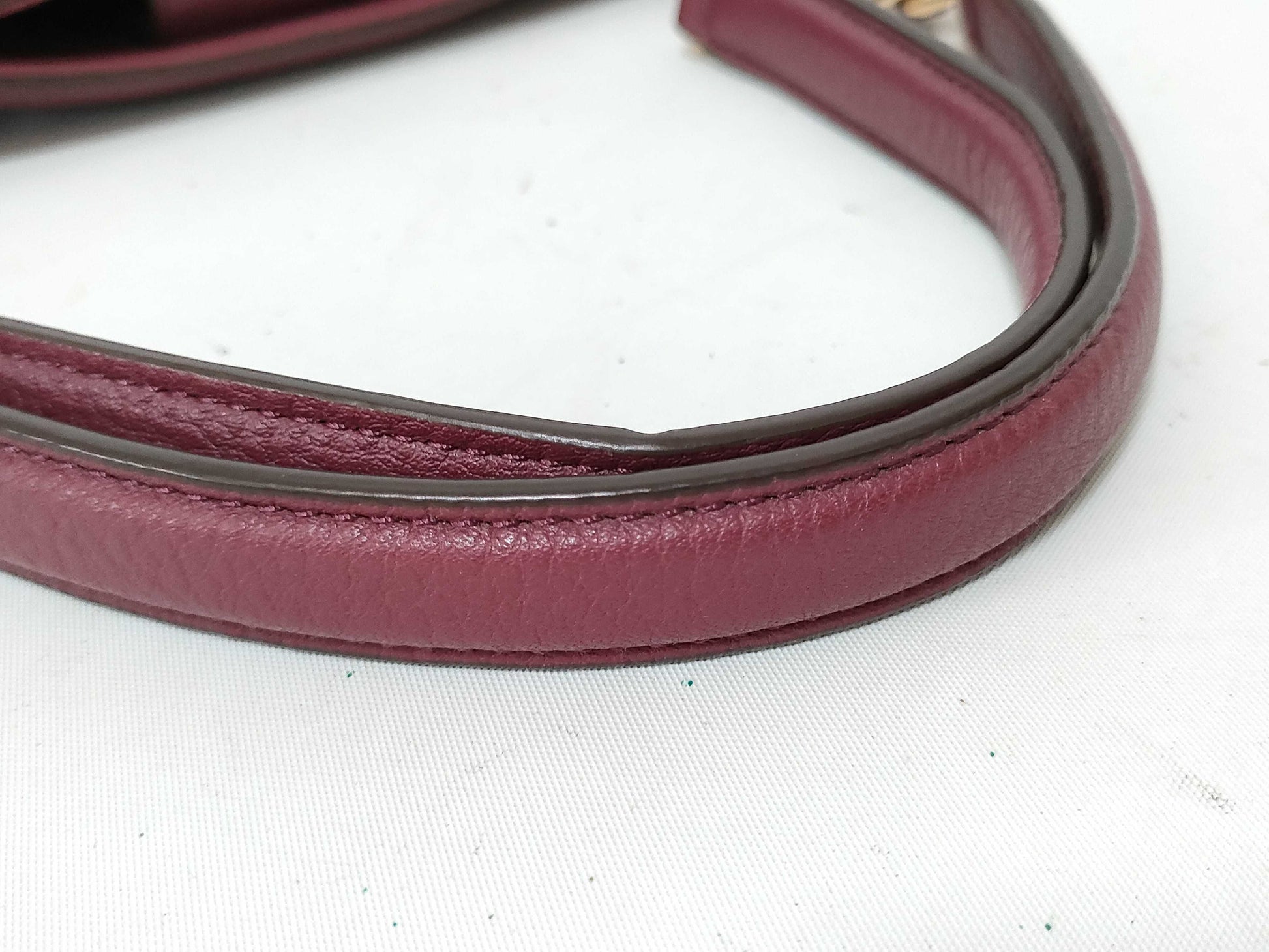 Tory Burch Leather Tote Bag, Wine Red