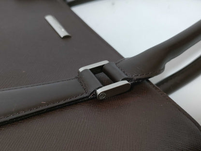 BURBERRY Leather Handbag Brown Handbag