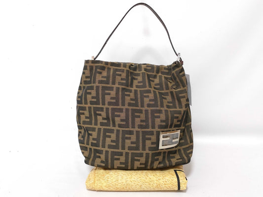 FENDI Zucca Canvas One-Shoulder Bag 4276/26637/009 Brown