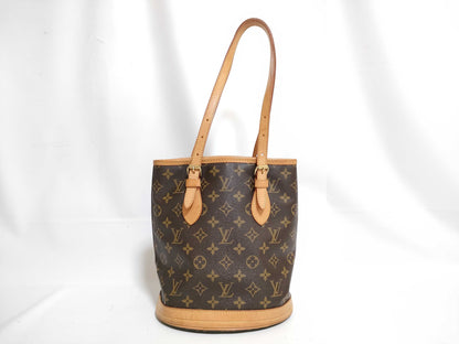 LOUIS VUITTON Monogram LV Monogram Bucket PM M42238 DK4088 Handbag