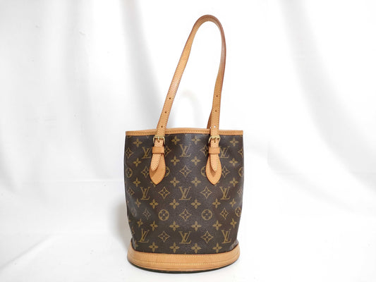 LOUIS VUITTON Monogram LV Monogram Bucket PM M42238 DK4088 Handbag