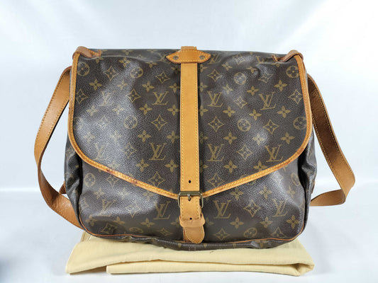 LOUIS VUITTON Monogram LV Monogram Saumur 35 M42254 894 FC Shoulder Bag