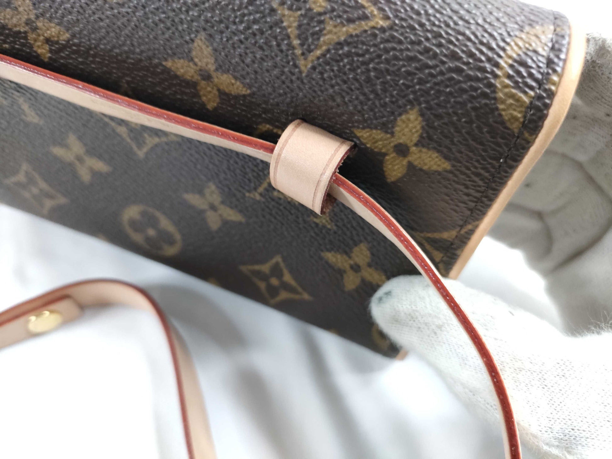 LOUIS VUITTON M51855 Monogram LV Monogram Pochette Florentine M51855 FL1019 Shoulder Bag