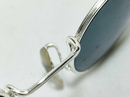  Ray-Ban Plastic and Metal Sunglasses W2263 NTBK Black and Silver