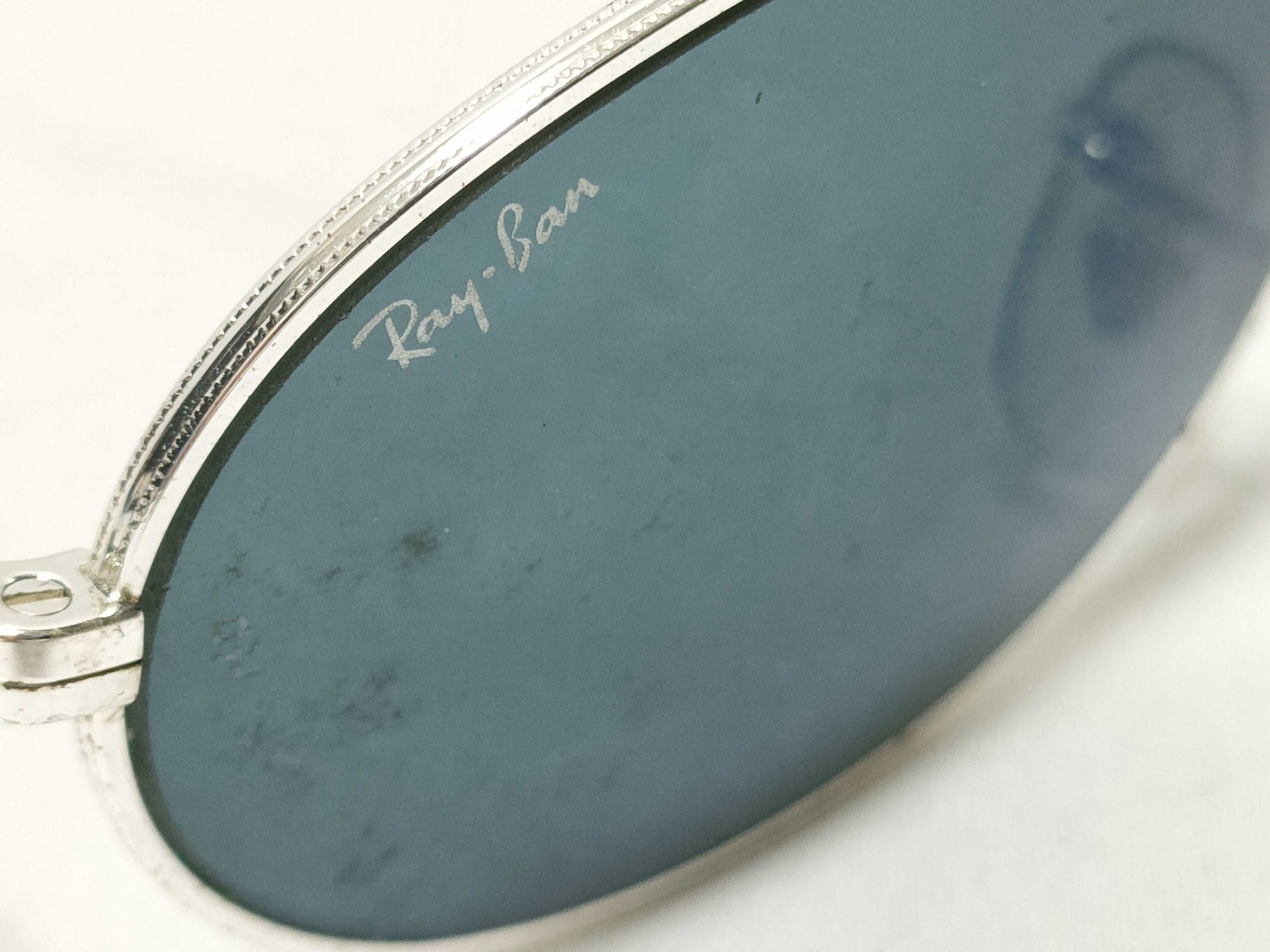  Ray-Ban Plastic and Metal Sunglasses W2263 NTBK Black and Silver