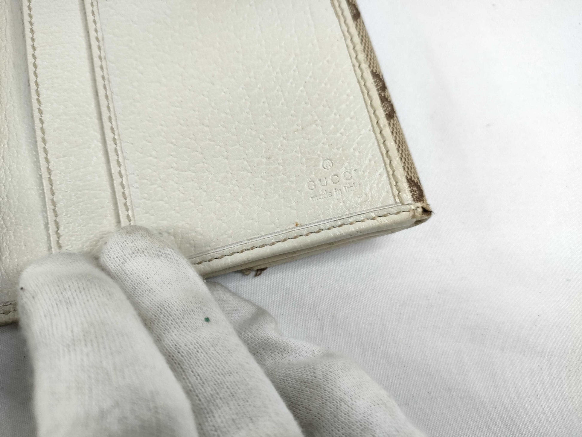 GUCCI GG Canvas Gucci Sherry Line GG Canvas Long Wallet 167464・0416 Beige Wallet