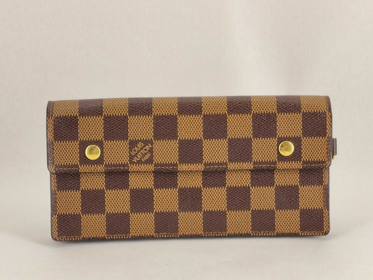 LOUIS VUITTON Damier Accordion N60002 TH1015 Wallet