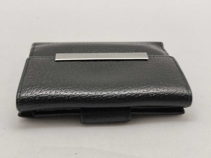 GUCCI Leather Bifold Wallet 035・0416・2067 Black Wallet