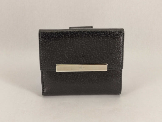 GUCCI Leather Bifold Wallet 035・0416・2067 Black Wallet