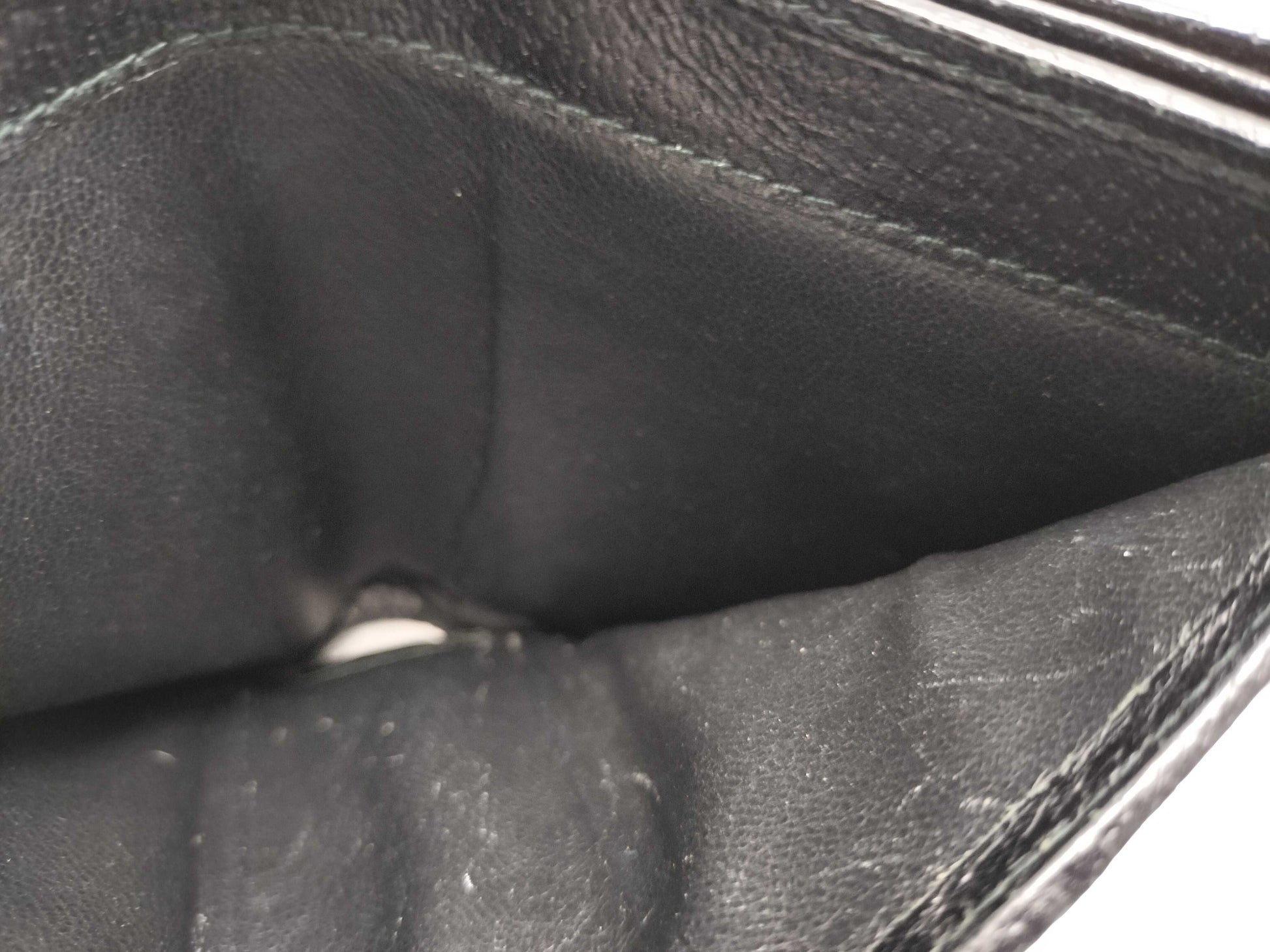 GUCCI Leather Bifold Wallet 035・0416・2067 Black Wallet