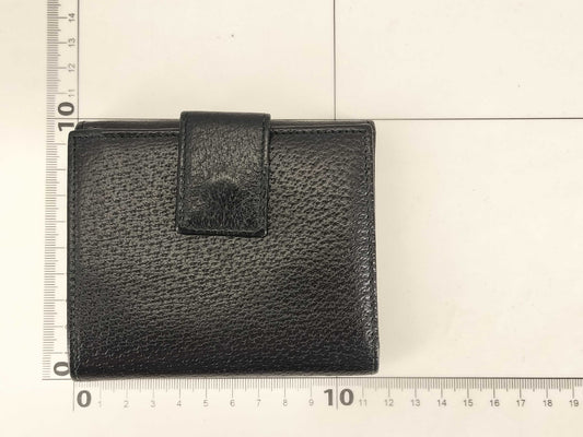 GUCCI Leather Bifold Wallet 035・0416・2067 Black Wallet