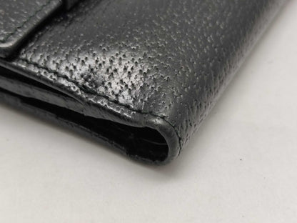 GUCCI Leather Bifold Wallet 035・0416・2067 Black Wallet