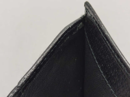 GUCCI Leather Bifold Wallet 035・0416・2067 Black Wallet