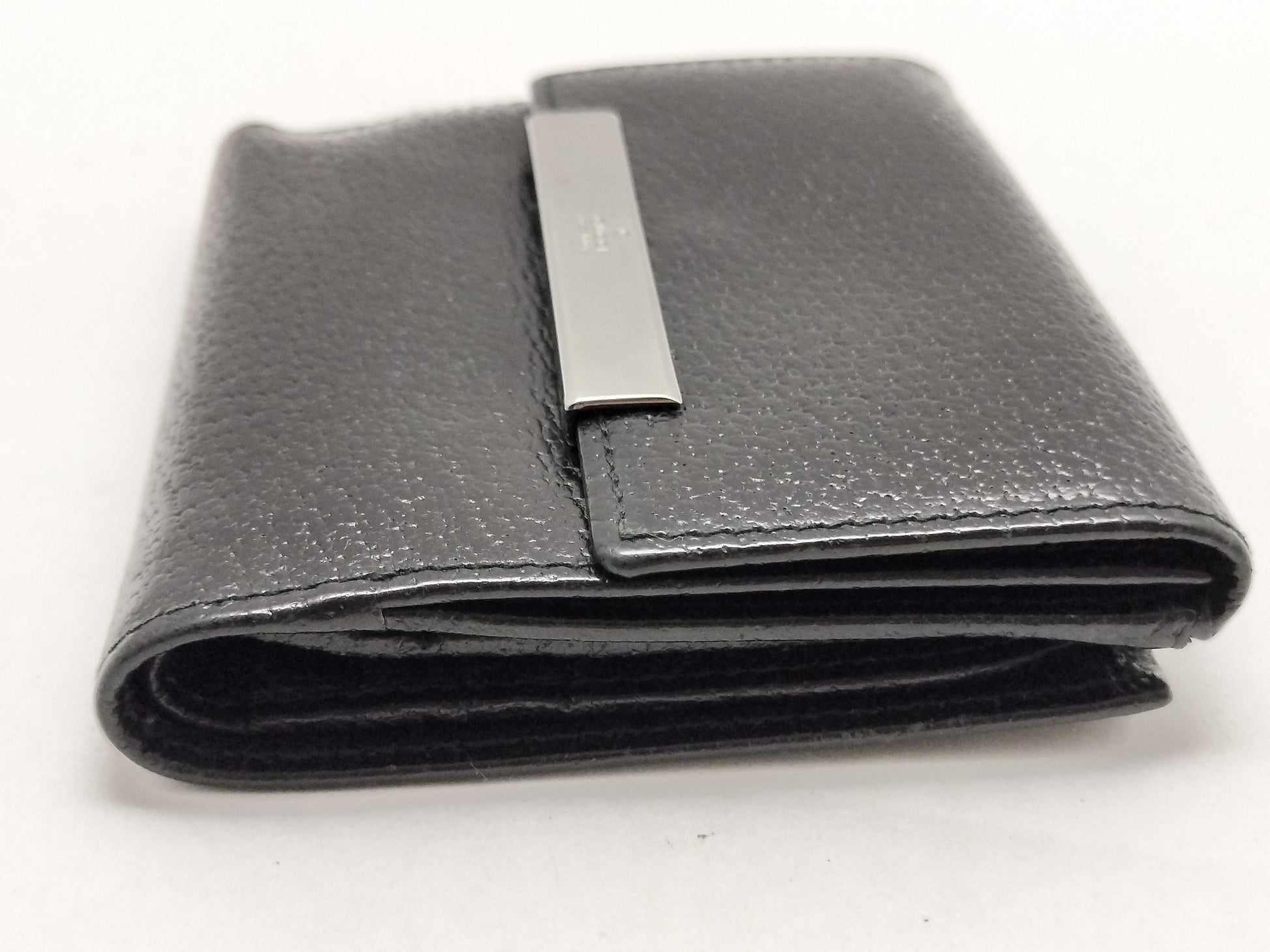 GUCCI Leather Bifold Wallet 035・0416・2067 Black Wallet